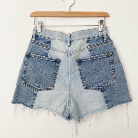 Pacsun two tone denim shorts - Picture 3 of 3